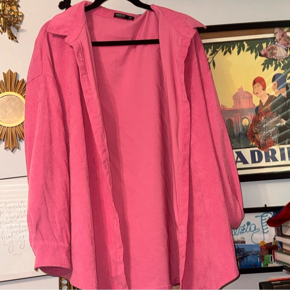Pink LS Blouse